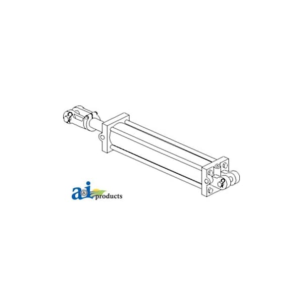 Cross Dbl Acting Cylinder 4.4" x4.4" x22.9"